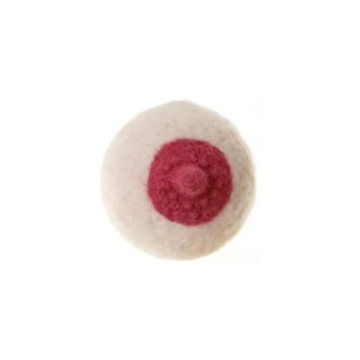 FELTED BOOBS ORNAMENTS TONE 4 - LARGE