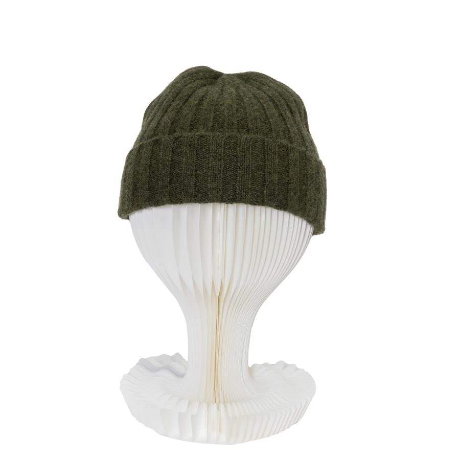 Fisherman's Cashmere Beanie - Green