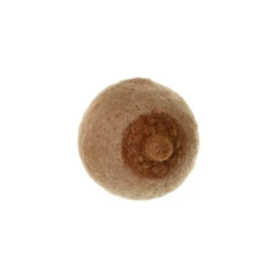 FELTED BOOBS ORNAMENTS TONE 2 - LARGE