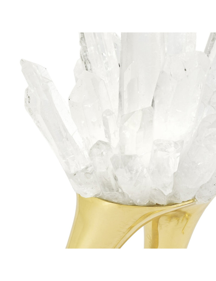 DECO LIXUS selenite bird FEET sculpture