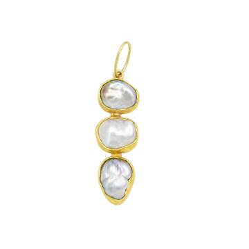 Stacked Keshi Pearl Pendant