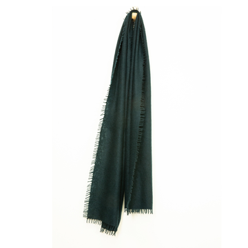 Felted Cashmere Oblong Scarf - Spruce
