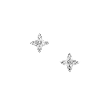 Lumiere White Diamond Studs