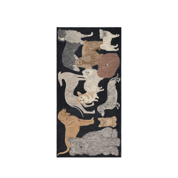 Scarf 100 - TOUTOU BLACK/NOIR