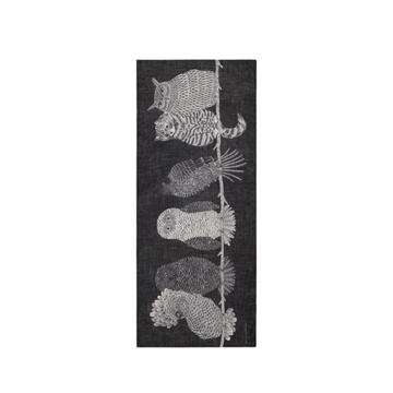 Scarf 80 - CHOUETTE BLACK