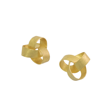 Gold Knot Earrings
