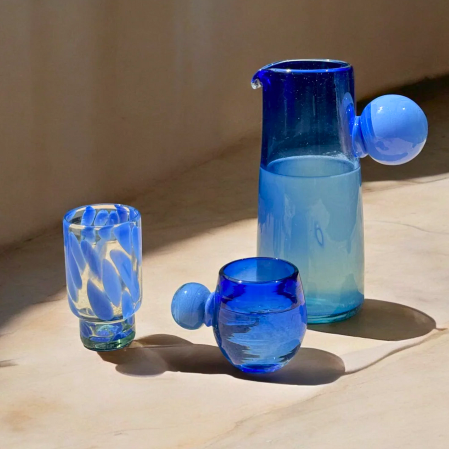 Salinas Glass- Blue