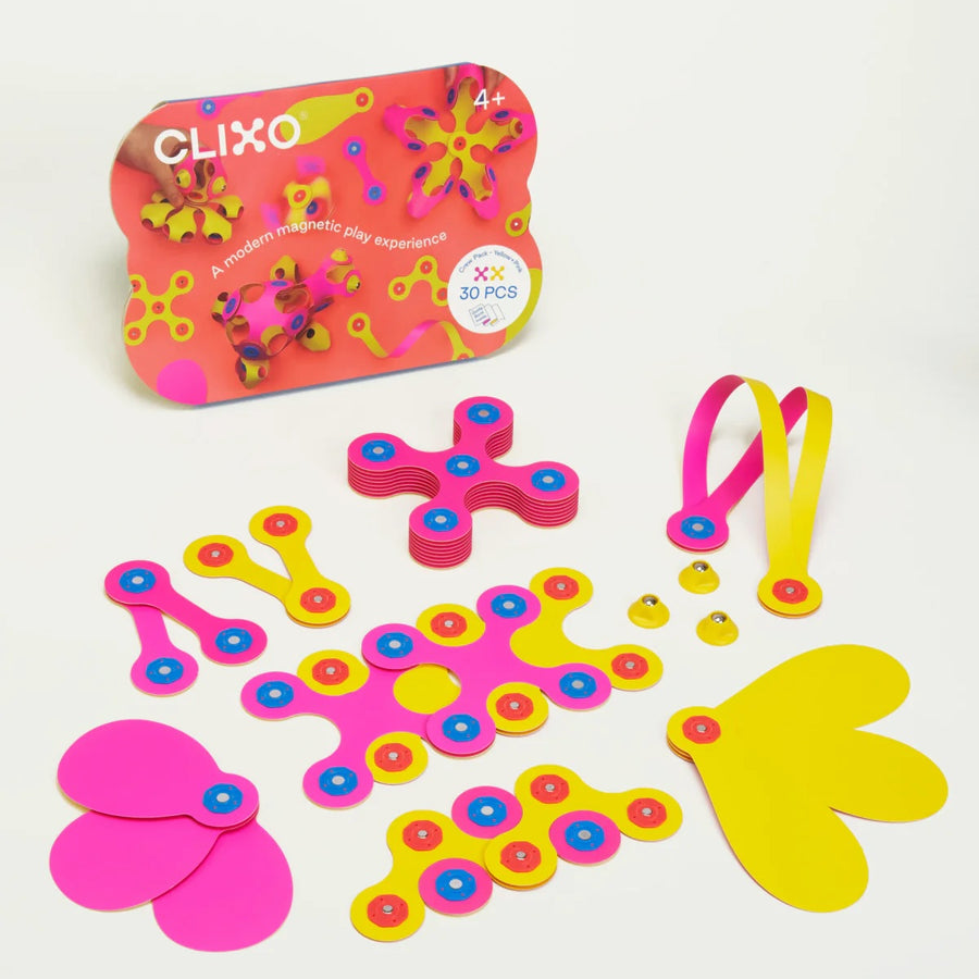Clixo Crew Pack - Pink and Yellow