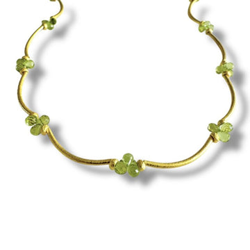 Peridot Briolettes Dangerous Curves Necklace