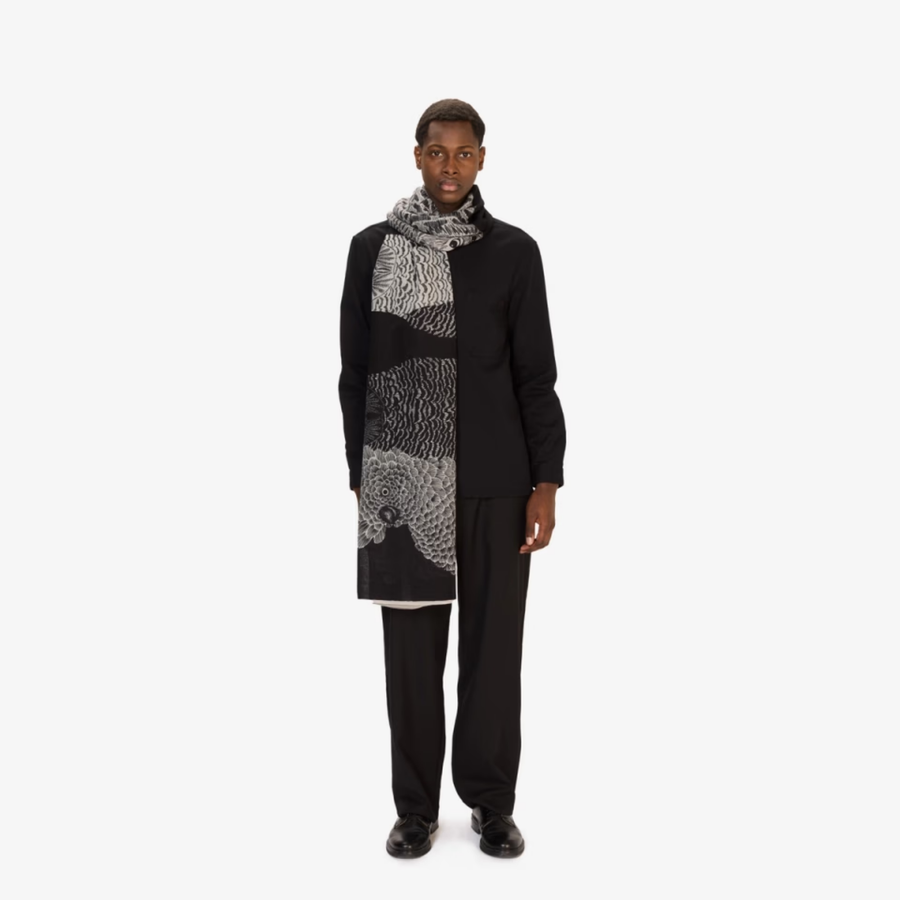 Scarf 80 - CHOUETTE BLACK