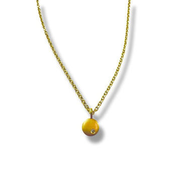 The Siren Offset Diamond Medallion