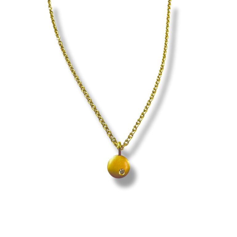 The Siren Offset Diamond Medallion