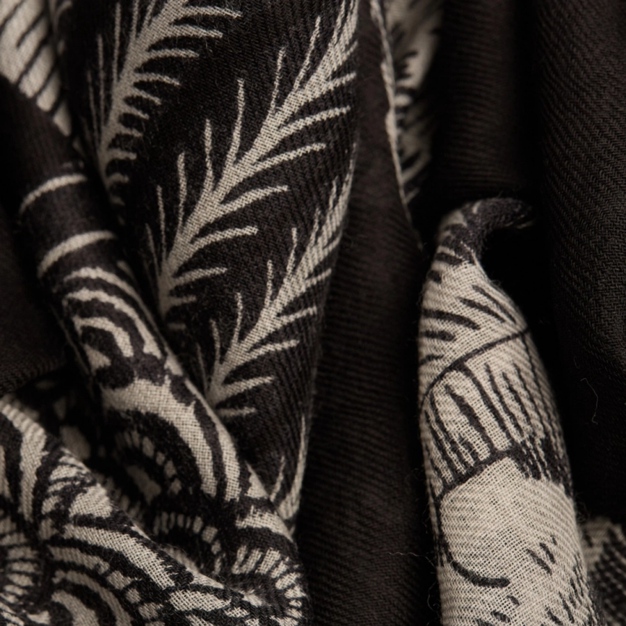 Scarf 80 - CHOUETTE BLACK
