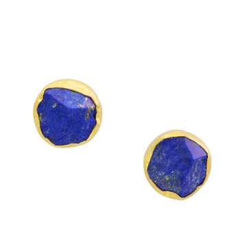 Lapiz Lazuli Irregular Earrings