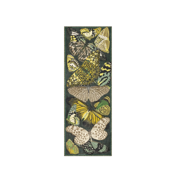 Scarf 70 - PAPILLONS EMERALD