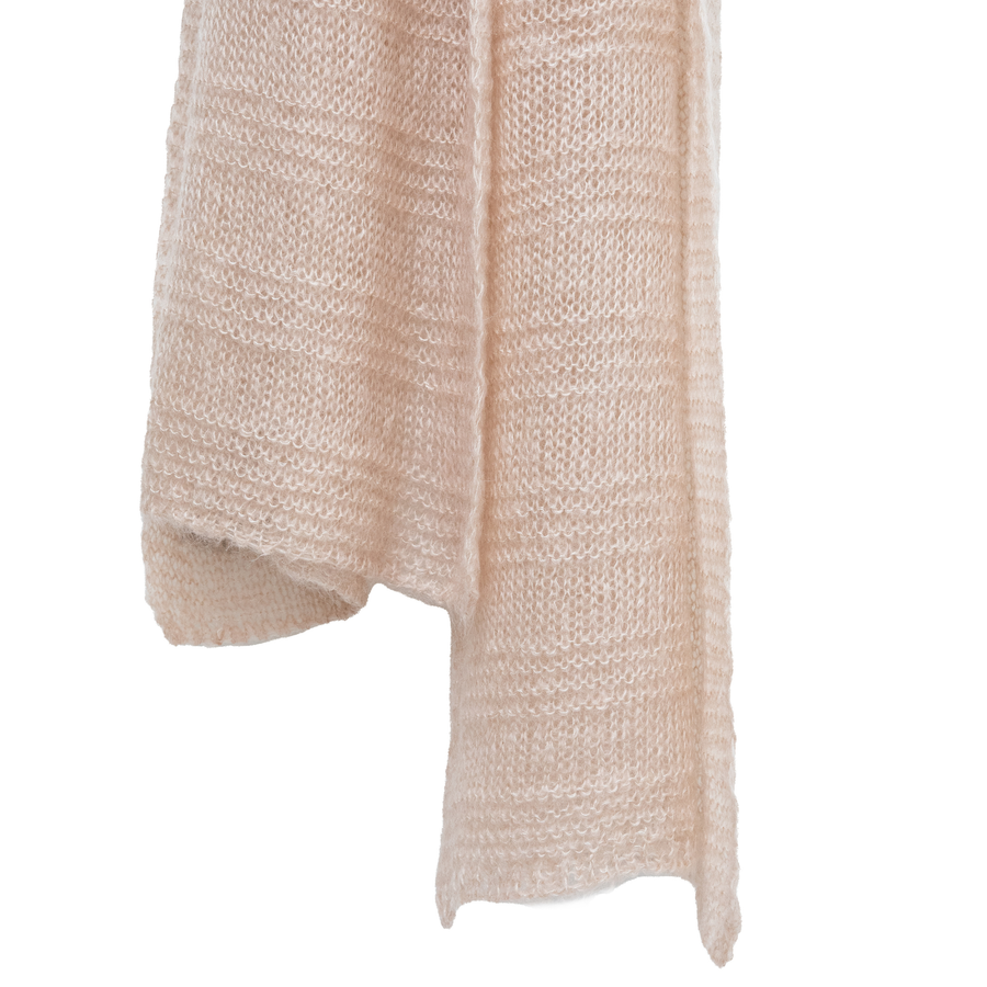 BRUME MOHAIR SCARF - NACRE