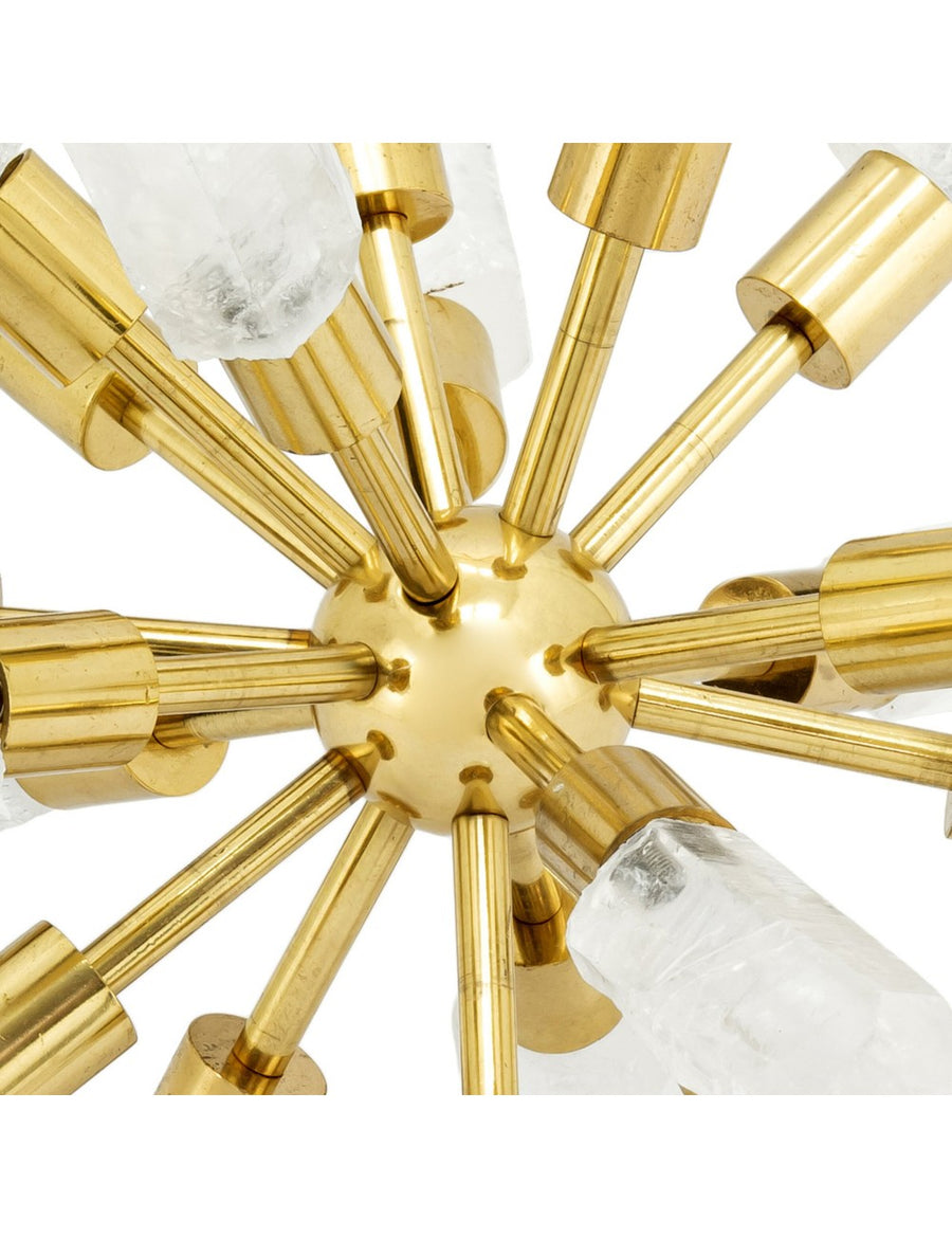 LIXUS selenite Starburst sculpture