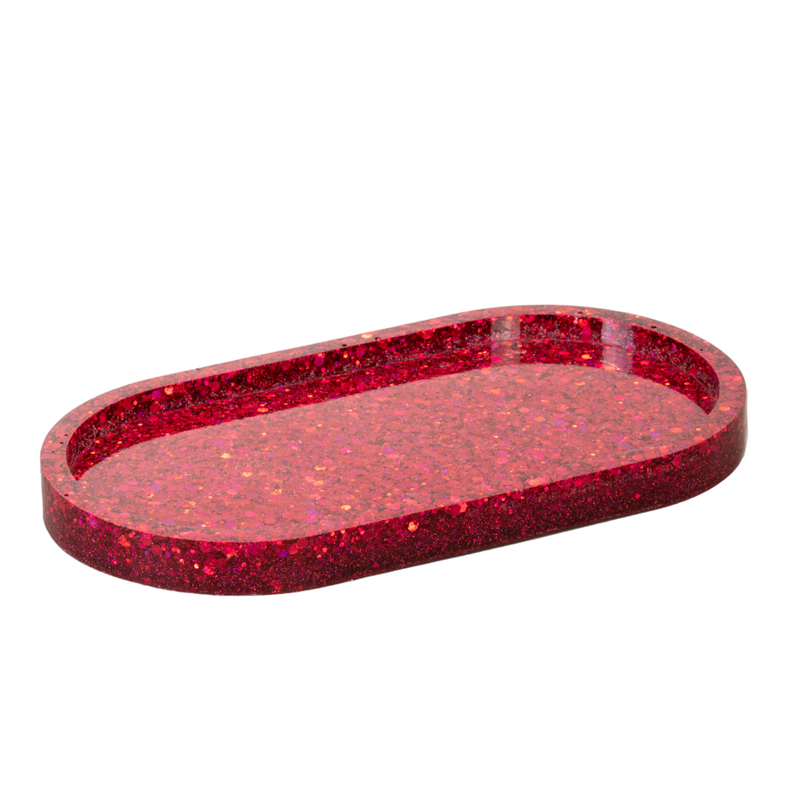 Pink Glitter Tray