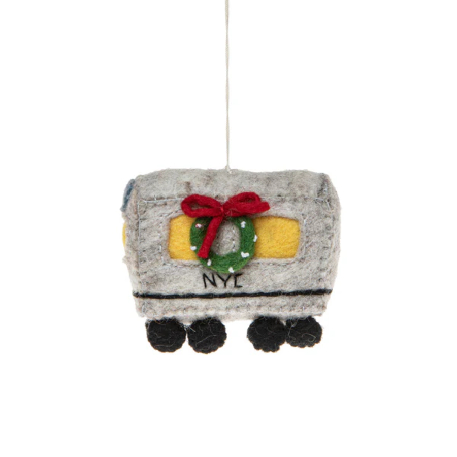 Felt Subway Ornament