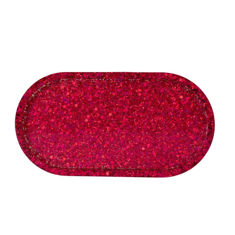 Pink Glitter Tray