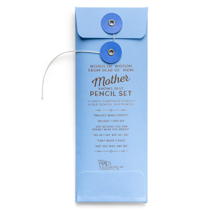 PENCIL SET - MOTHER KNOWS BEST