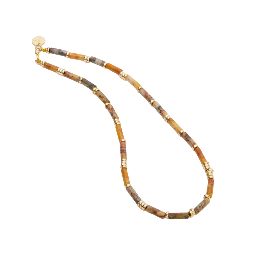 JASPER NECKLACE - CRAZY LACE AGATE