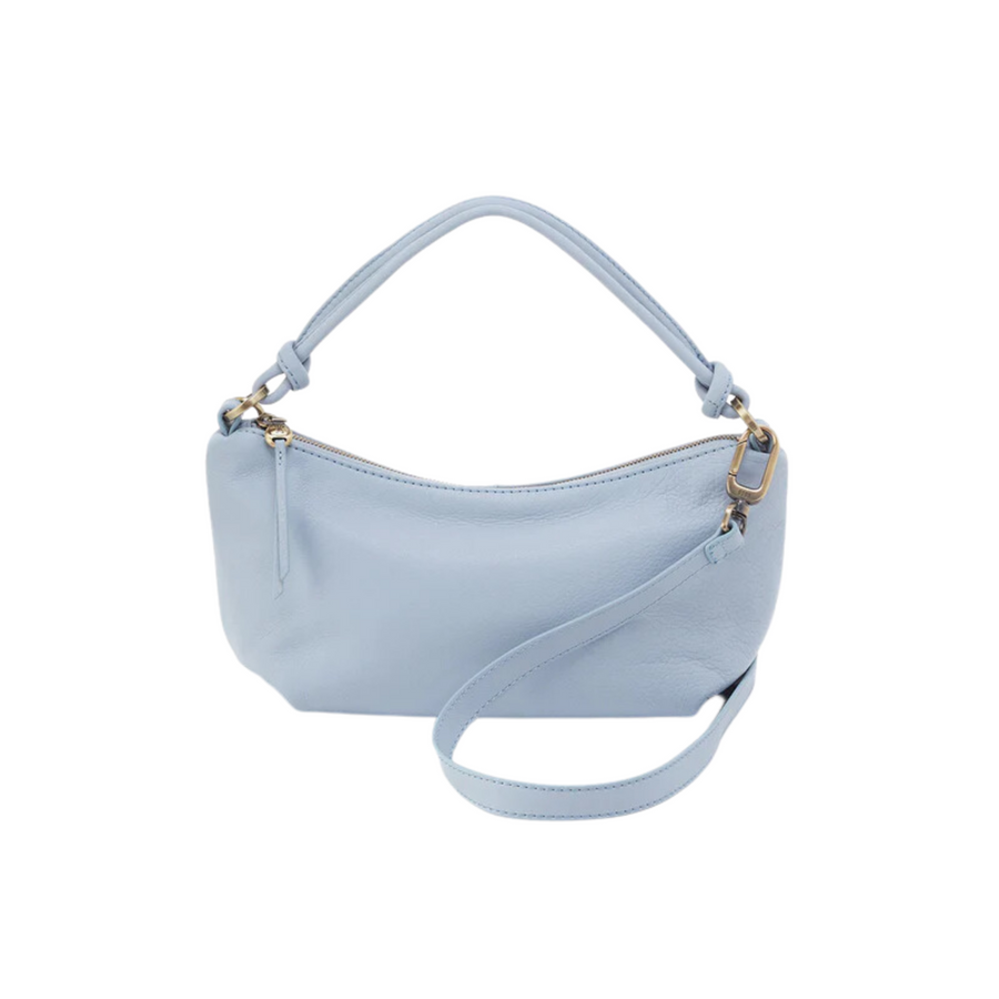 Leather Lindley Crossbody - Pale Blue