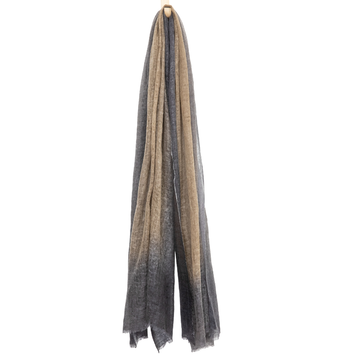 Cacao Hana Dip Dyed Cashmere Shawl