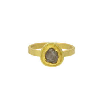 Rough Framed Diamond Band