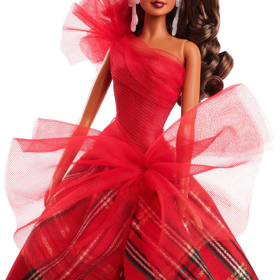 Barbie Holiday 2024 Doll with Long Brunette Hair