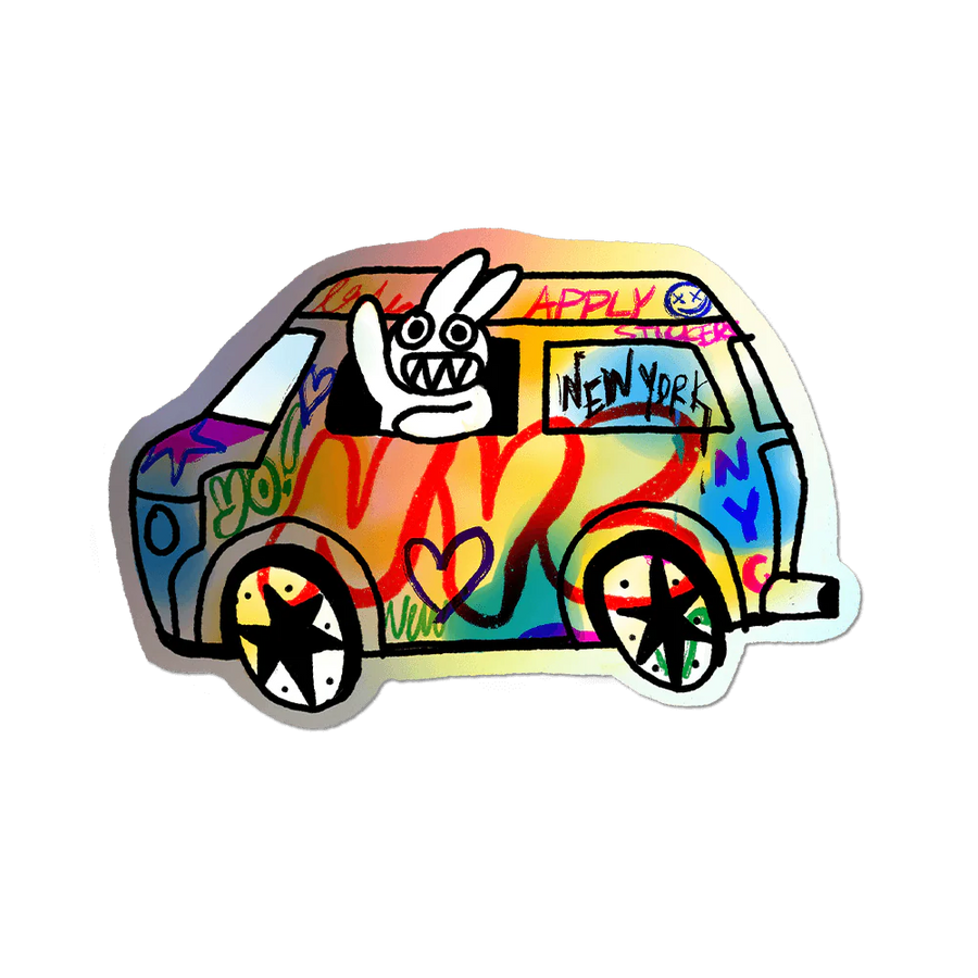 Graffiti van psycho bunny