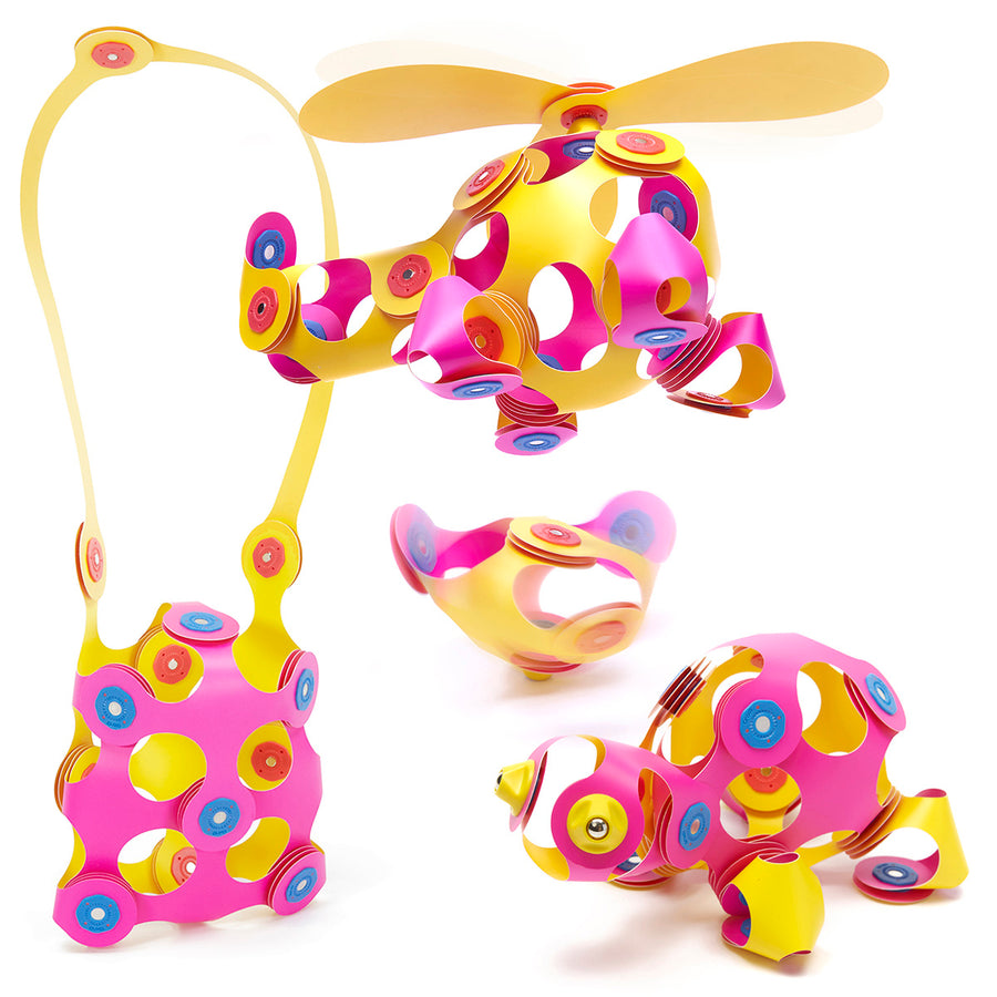 Clixo Crew Pack - Pink and Yellow