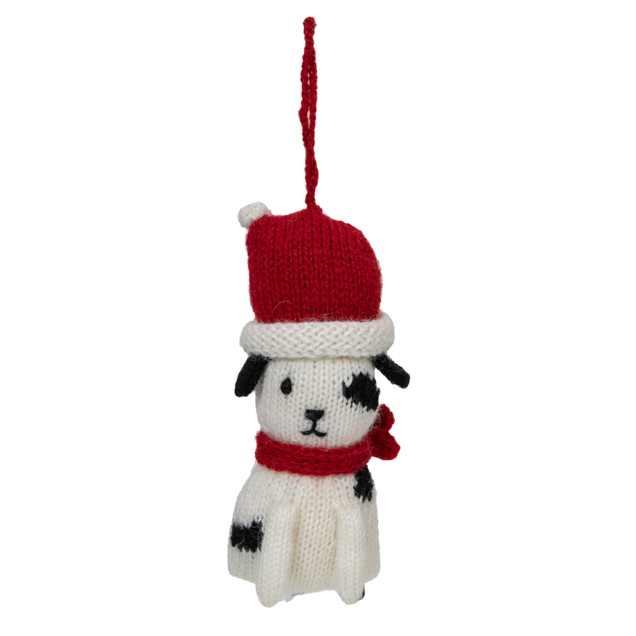 Puppy Ornament - White