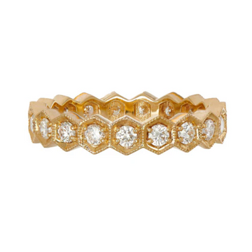 18K WG Regency Large White Diamond Band