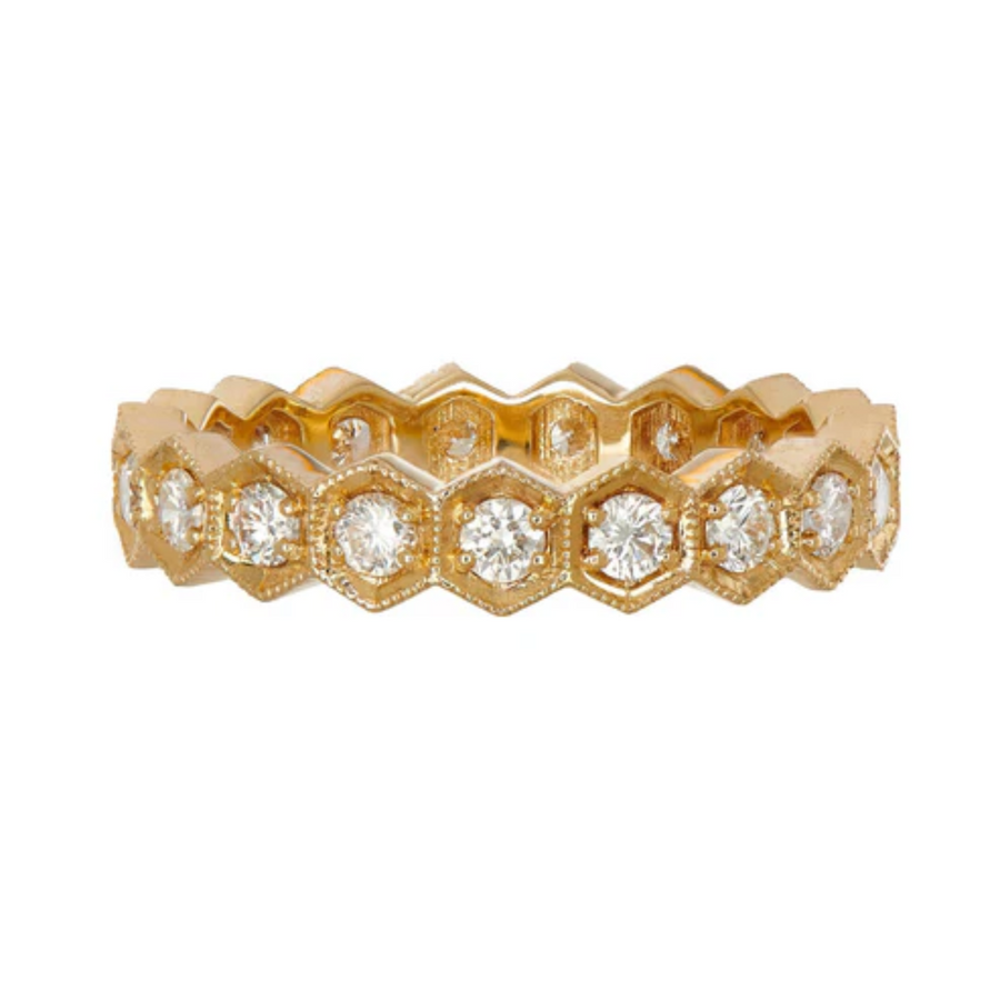 18K WG Regency Large White Diamond Band
