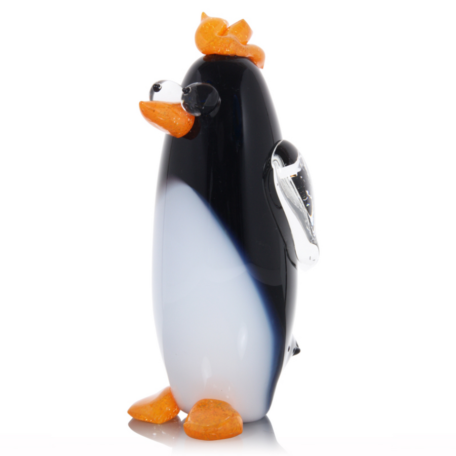 Penguin Glass Sculpture