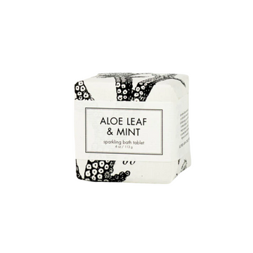 Aloe Leaf & Mint - Sparkling Bath Tablet