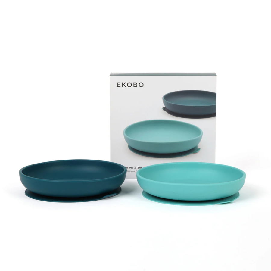 Silicone Suction Plate Set - Blue Abyss / Lagoon