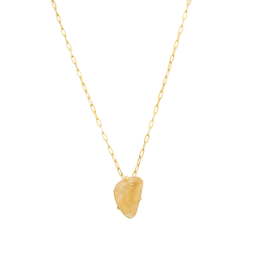 SM STONE NECKLACE - CITRINE
