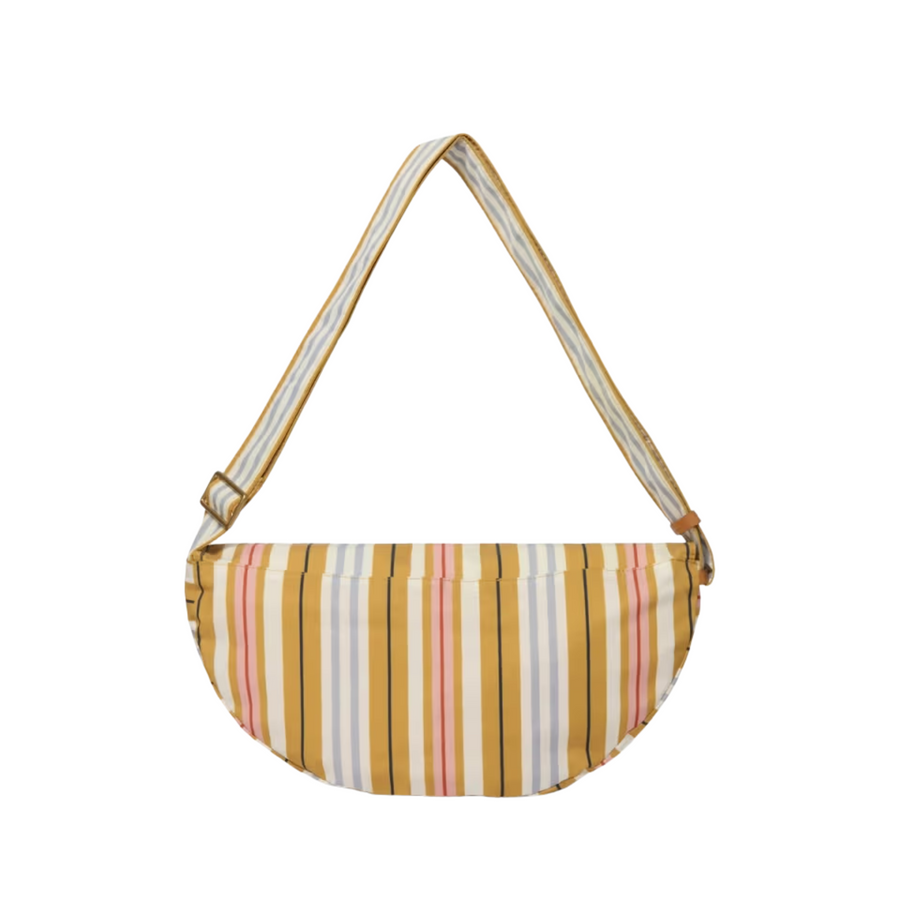 multicolor stripes pouchette