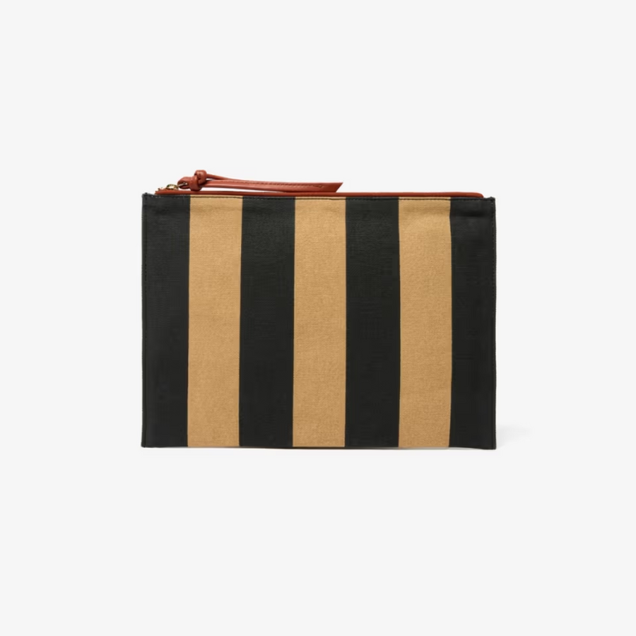 Sand stripes pouch