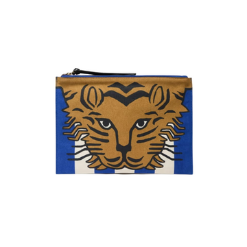 Navy stripes Tiger Pouch