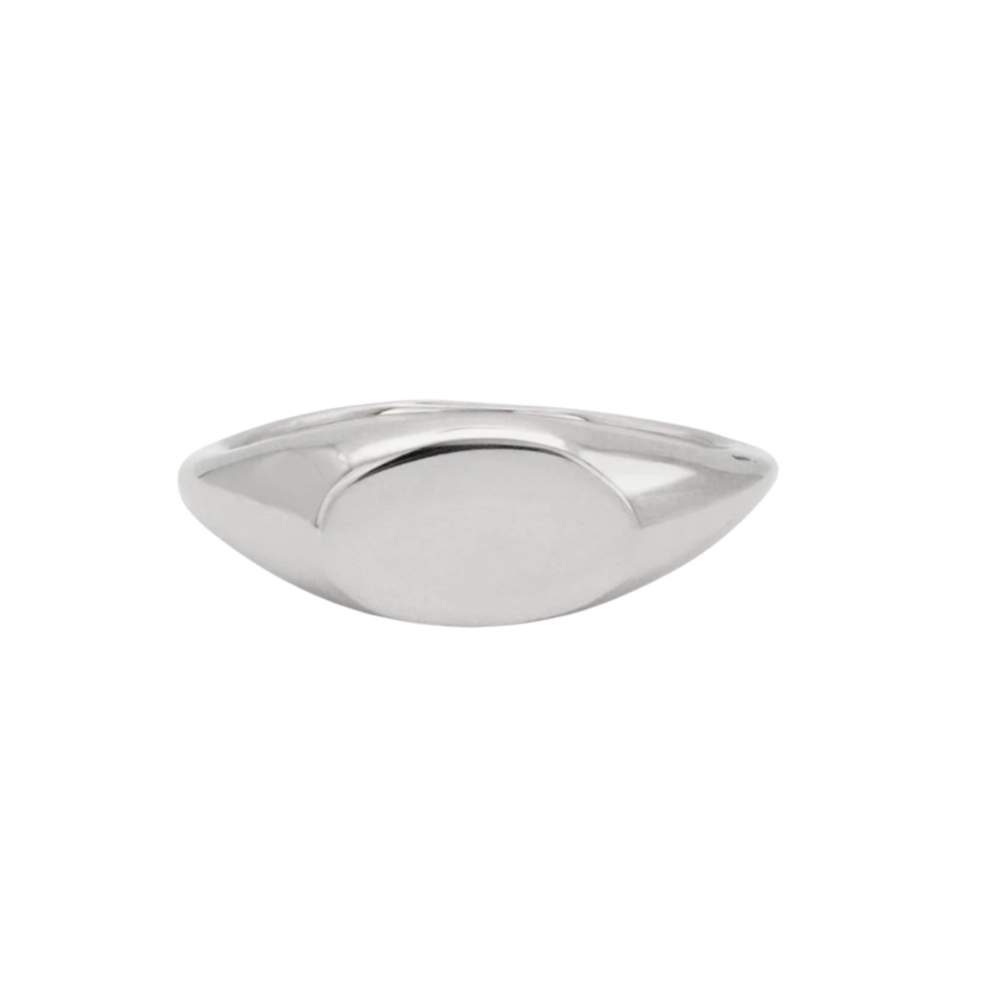 Silver Jorie Signet Ring - 5.25