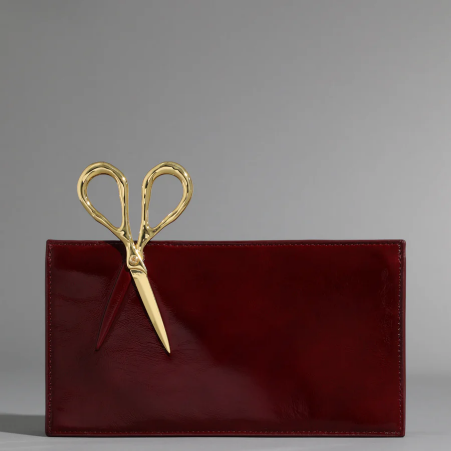 Merlot Petit Scissor Clutch