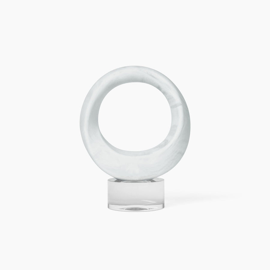 Elevate Round Crystal Base - Clear