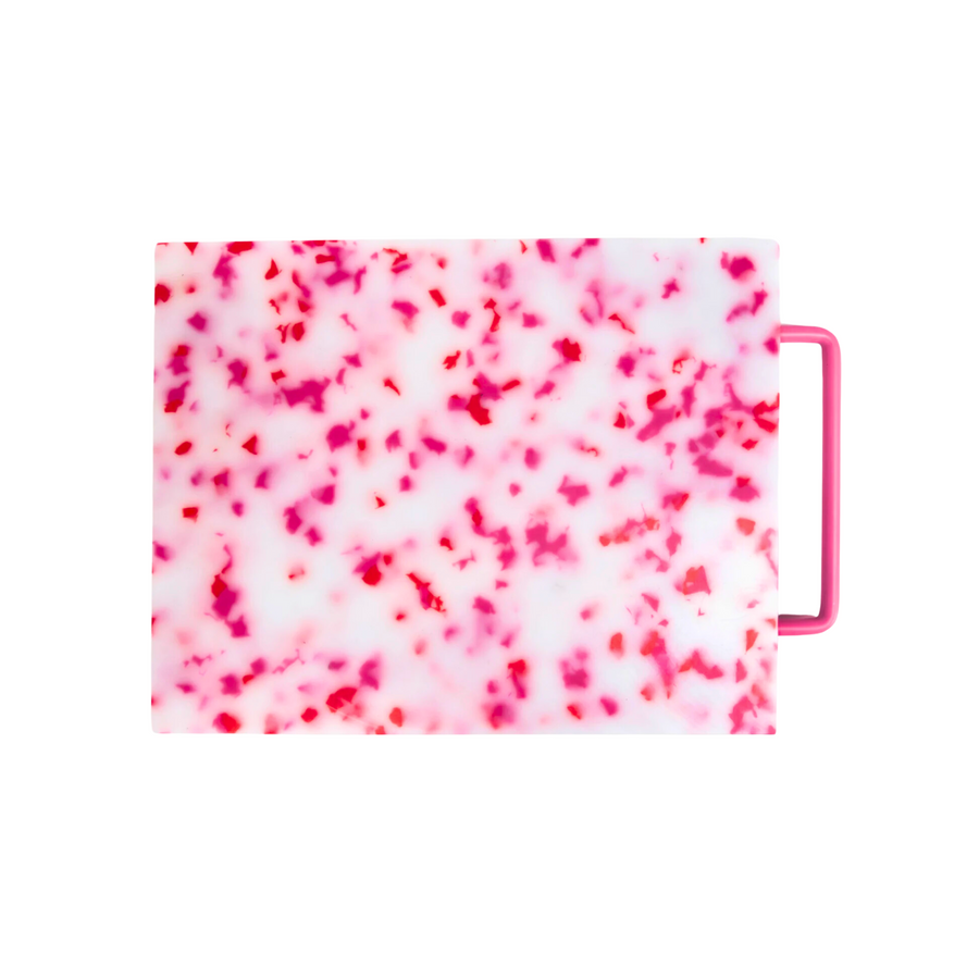 Pink/White Cutting Board- Large