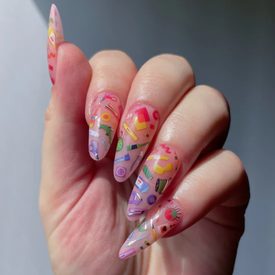 Nail Art Stickers: Craft Room