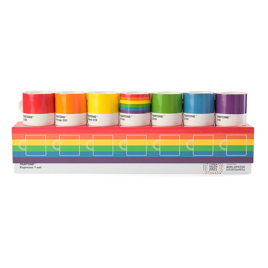 Pantone Pride Espresso Cups - Set of 7