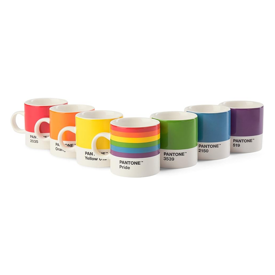 Pantone Pride Espresso Cups - Set of 7