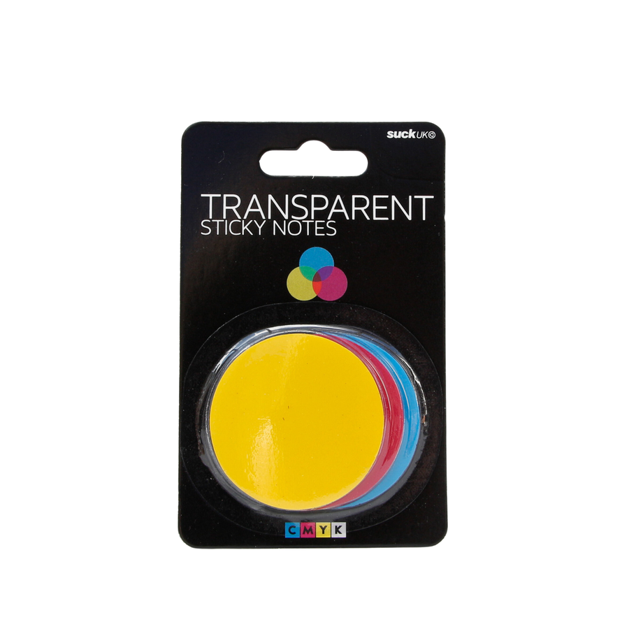 Transparent CMYK Sticky Note